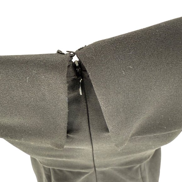 Calvin Klein Womens Black Off-Shoulder Sheath Dress 4P - Picture 3 of 10